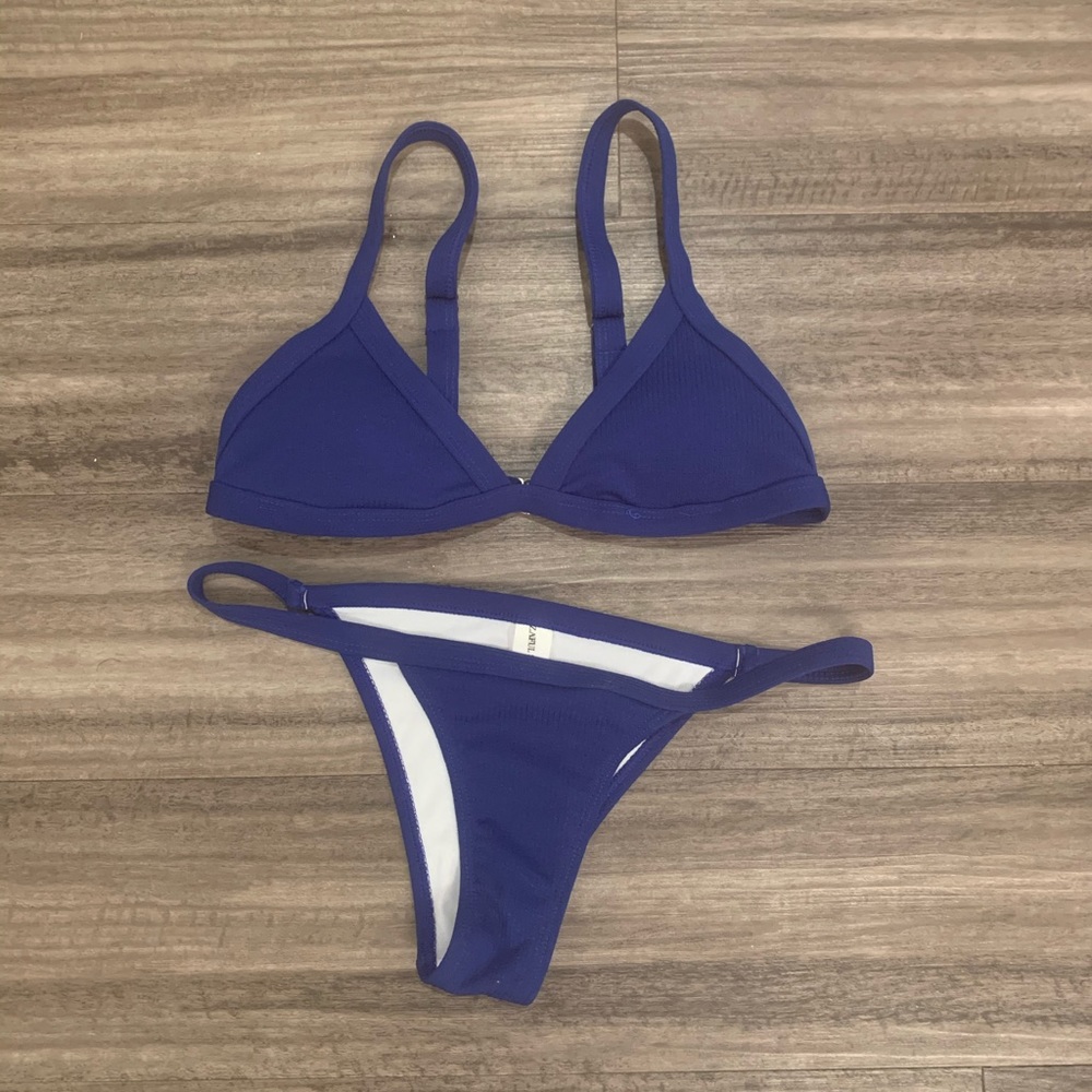 Blue bikini set